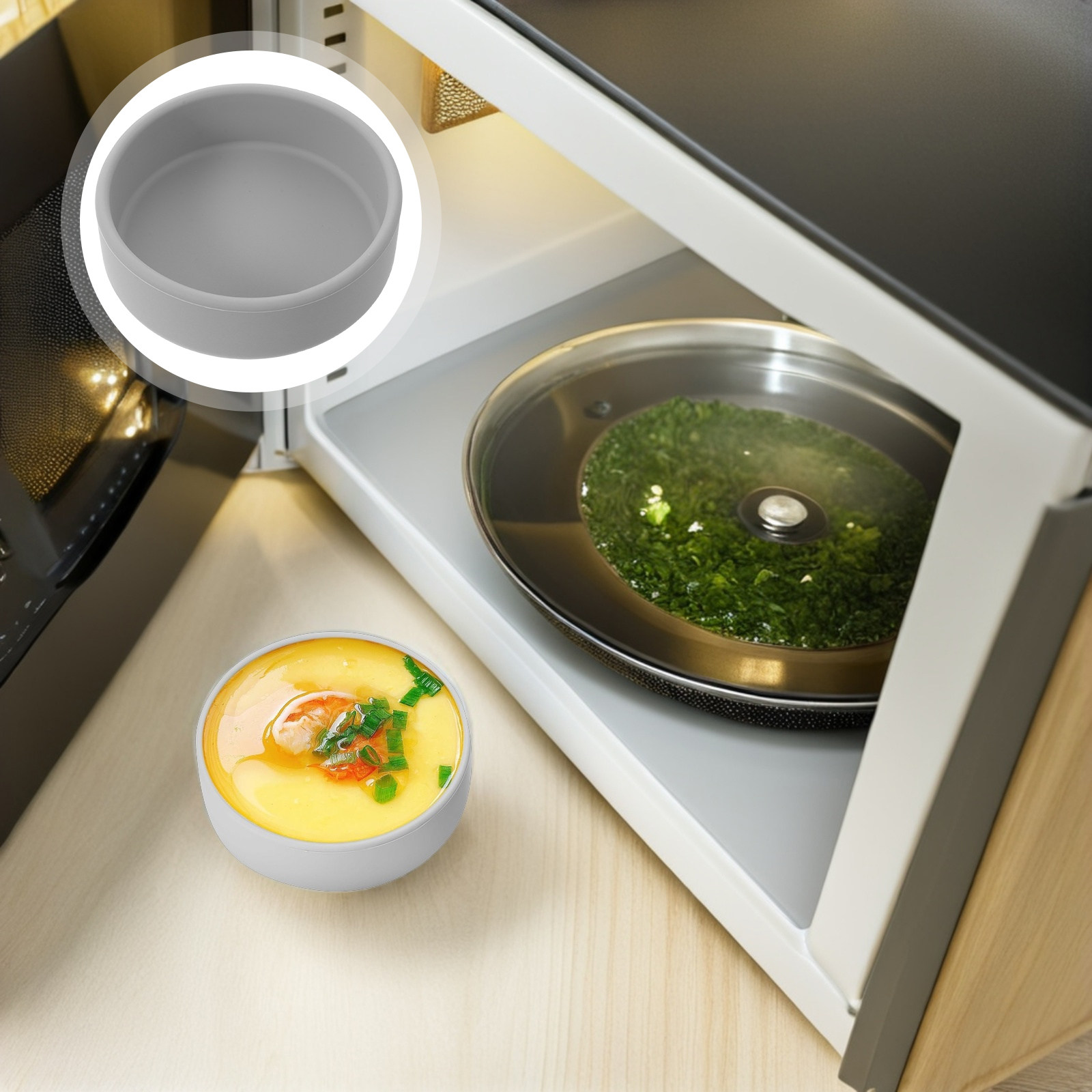 Meal Prep Egg - Juego de 3 Moldes de Silicona