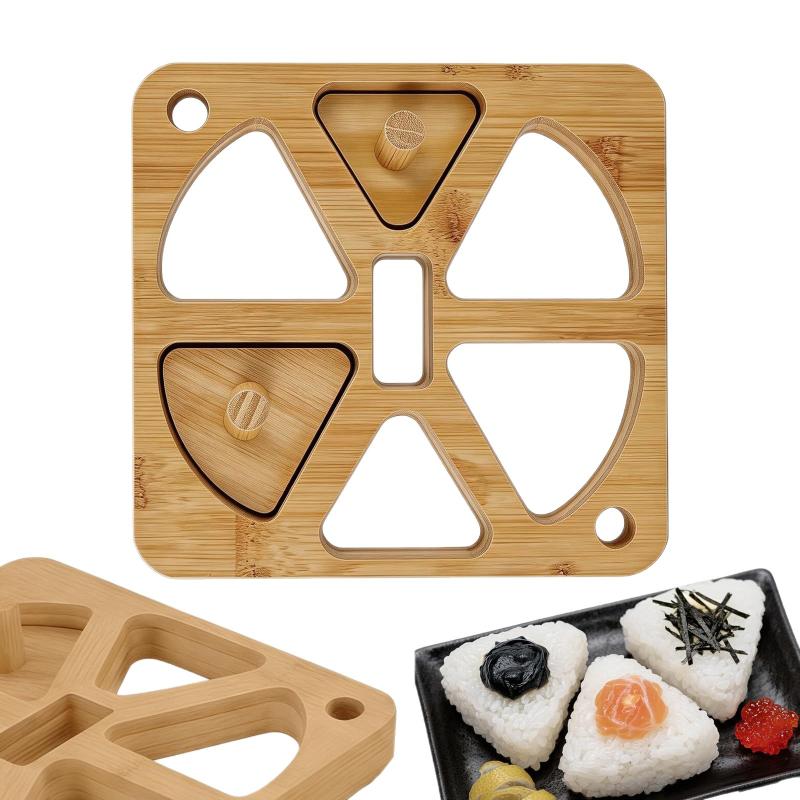 Meal Prep Rice - Molde de madera para Onigiri (bolas