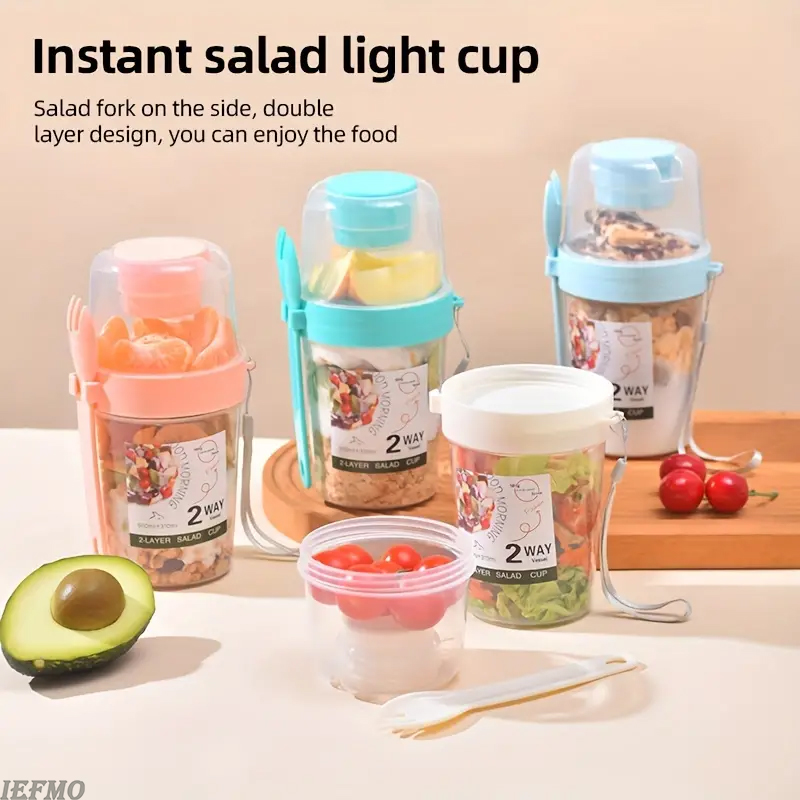 Juego de recipientes para ensa - Meal Prep Yogurt Bowl reseña y precio