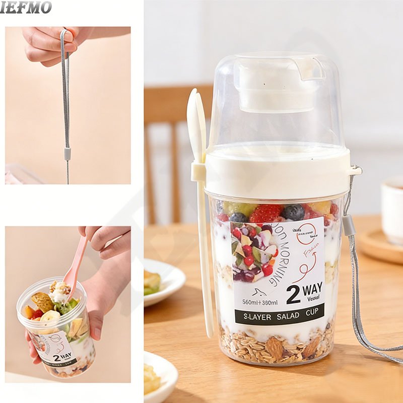 Juego de recipientes para ensa - Meal Prep Yogurt Bowl reseña y precio