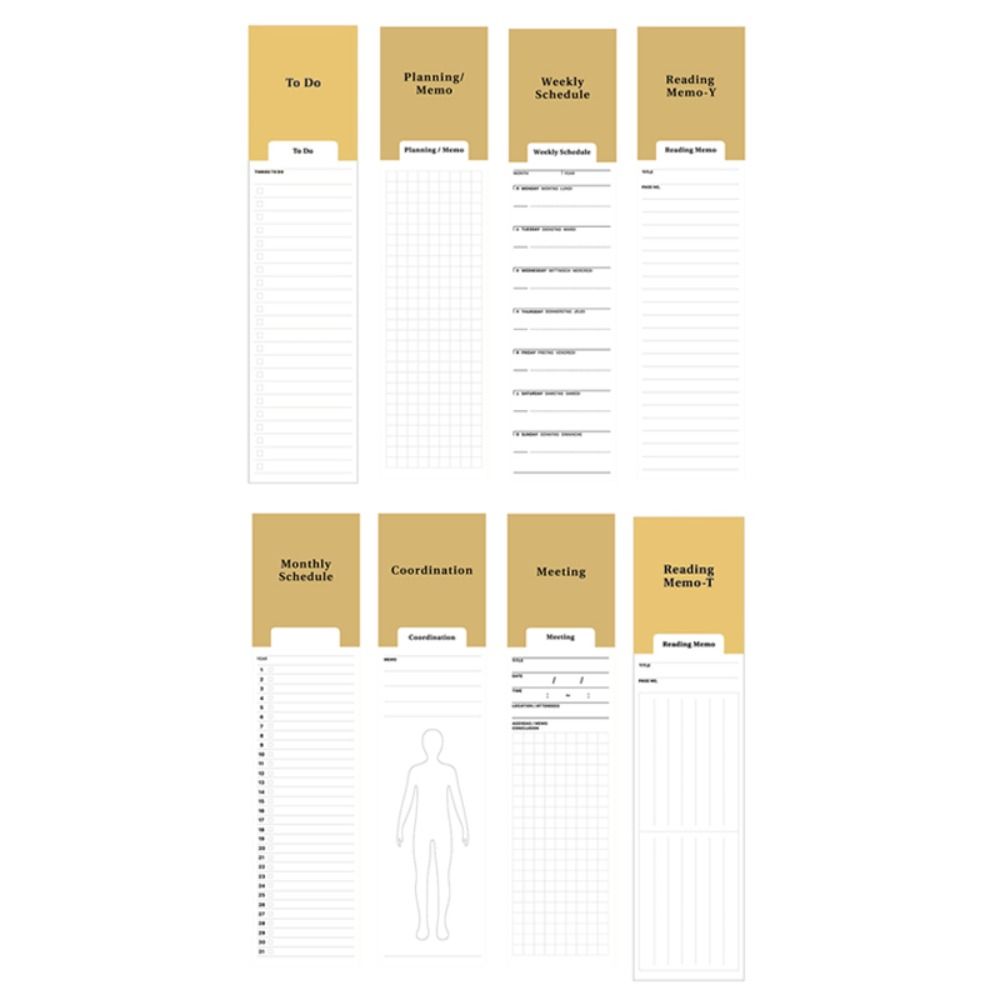 Nuevo Bloc de Notas Tipo Marca - Meal Plan Notepad reseña y precio