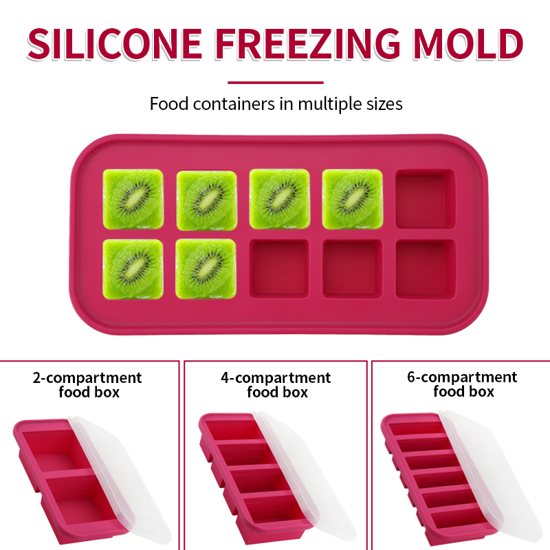 Bandeja de silicona para conge - Meal Prep Kit reseña y precio
