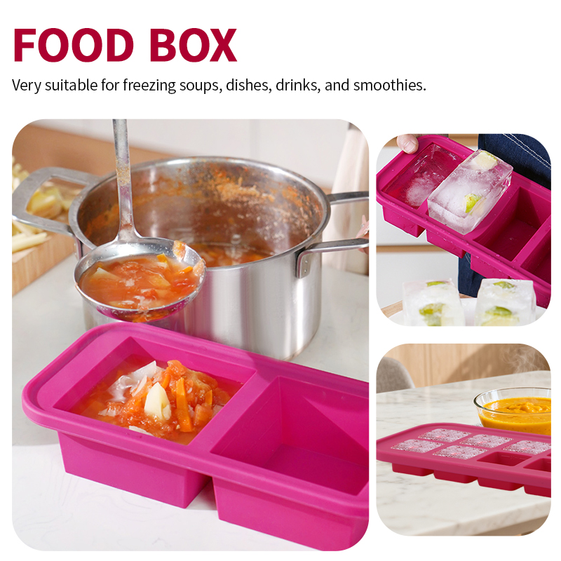 Bandeja de silicona para conge - Meal Prep Kit reseña y precio