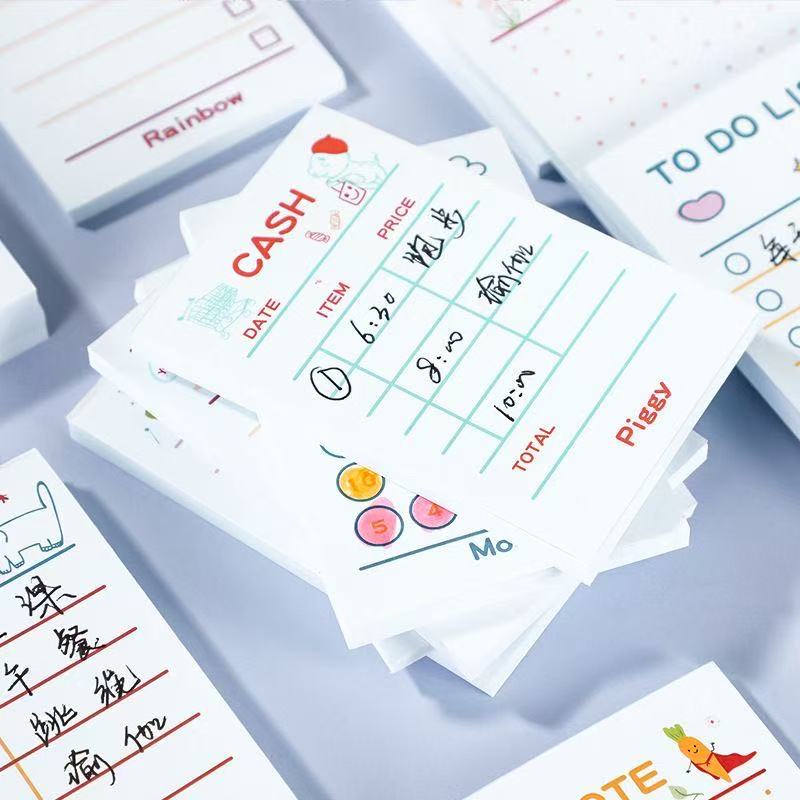 Bloc de Notas Adhesivas Kawai, - Meal Plan Notepad reseña y precio