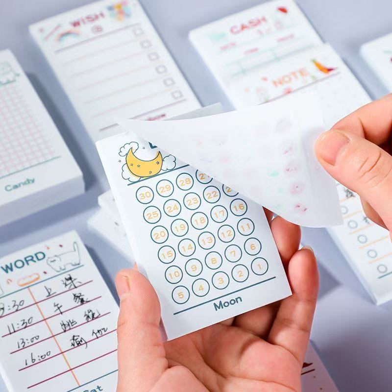 Bloc de Notas Adhesivas Kawai, - Meal Plan Notepad reseña y precio