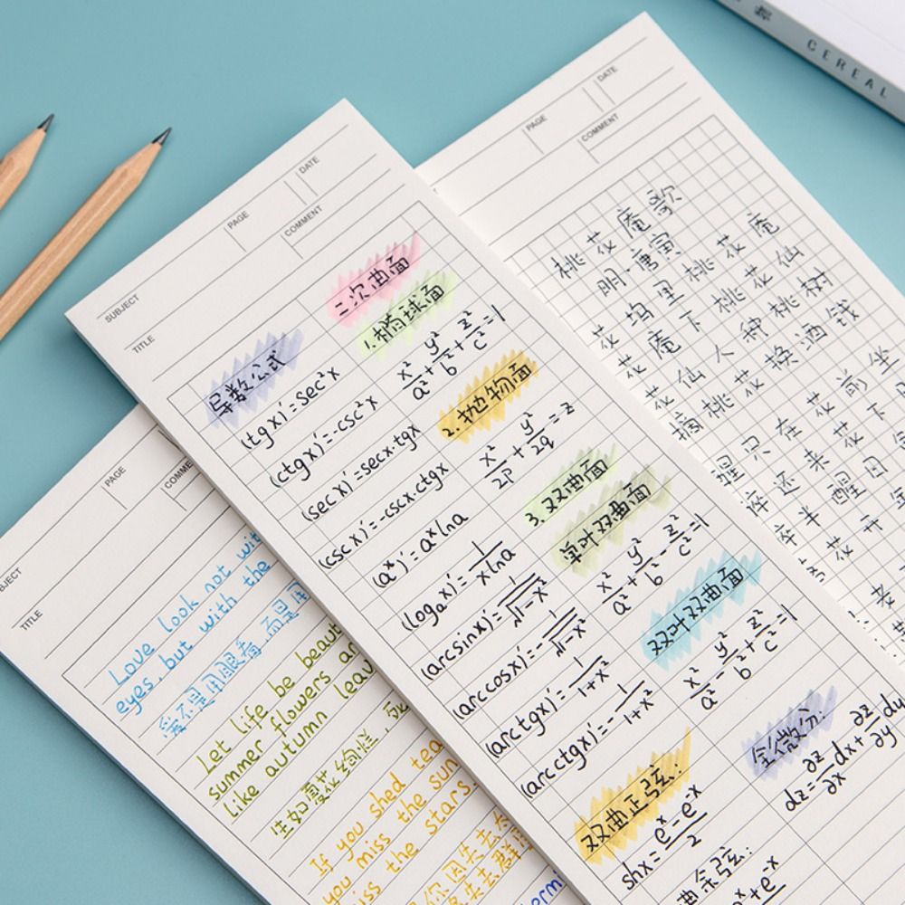 Bloc de notas largo no pegajos - Meal Plan Notepad reseña y precio
