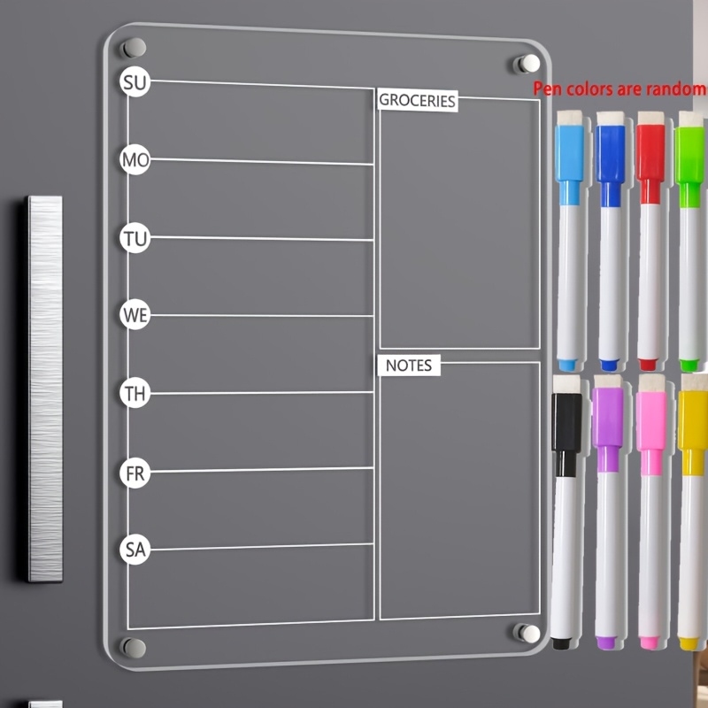 Planificador de Comidas Acríli - Meal Plan Notepad reseña y precio