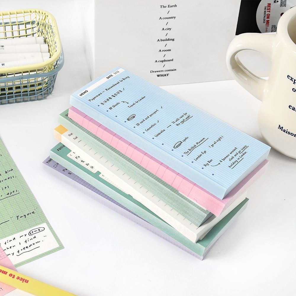 80 hojas de notas adhesivas, p - Meal Plan Notepad reseña y precio