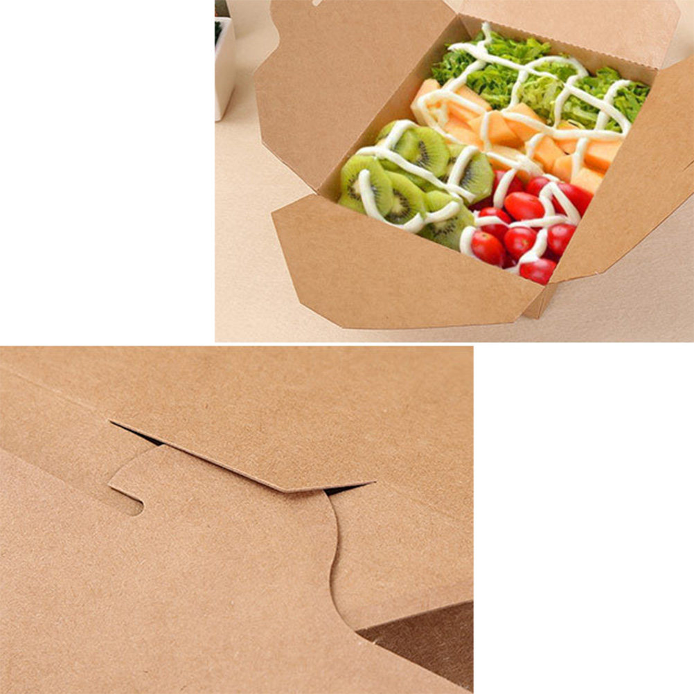 20 Recipientes de Papel Kraft  - Meal Prep For A Day reseña y precio