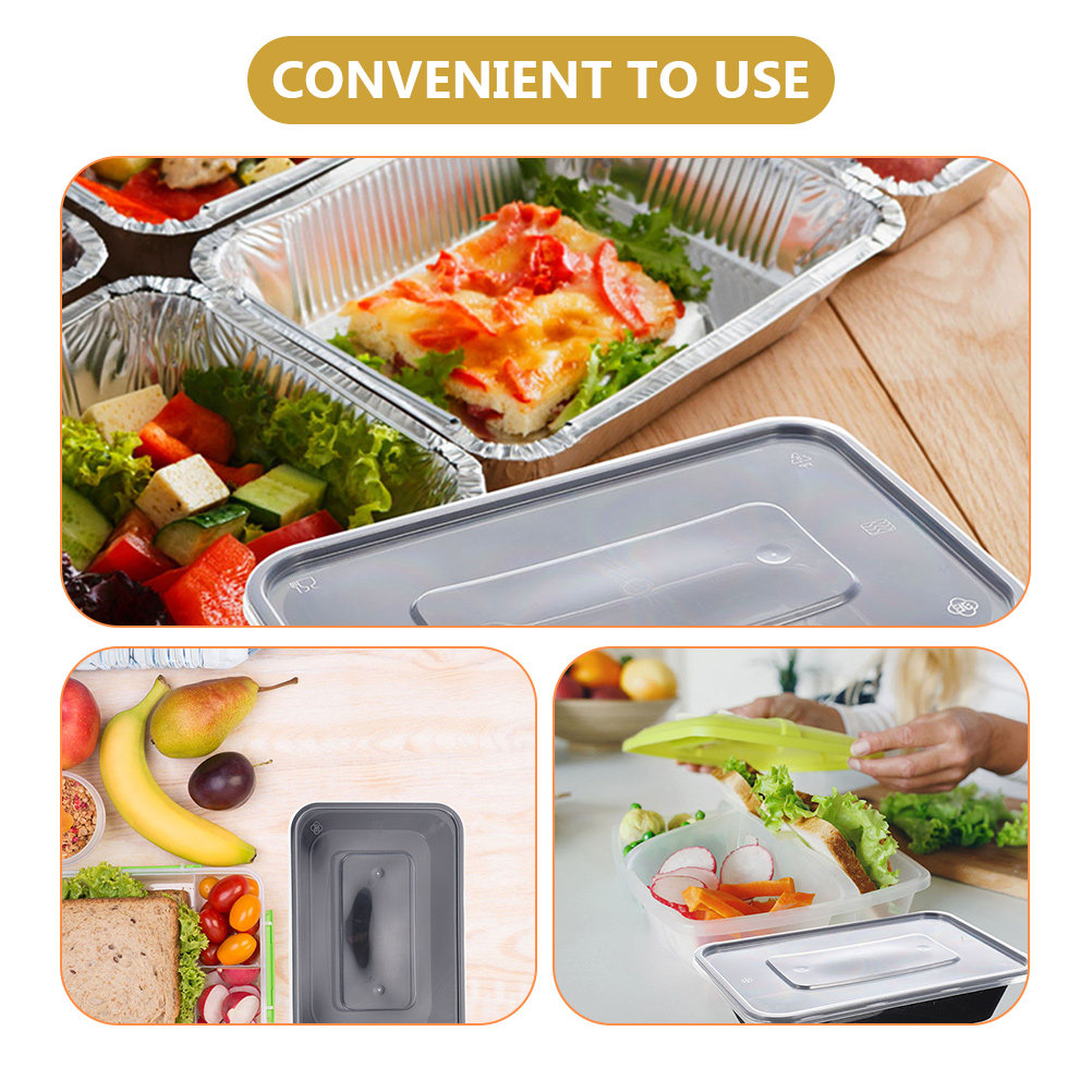 50 Cajas Rectangulares Desecha - Meal Prep Rice reseña y precio