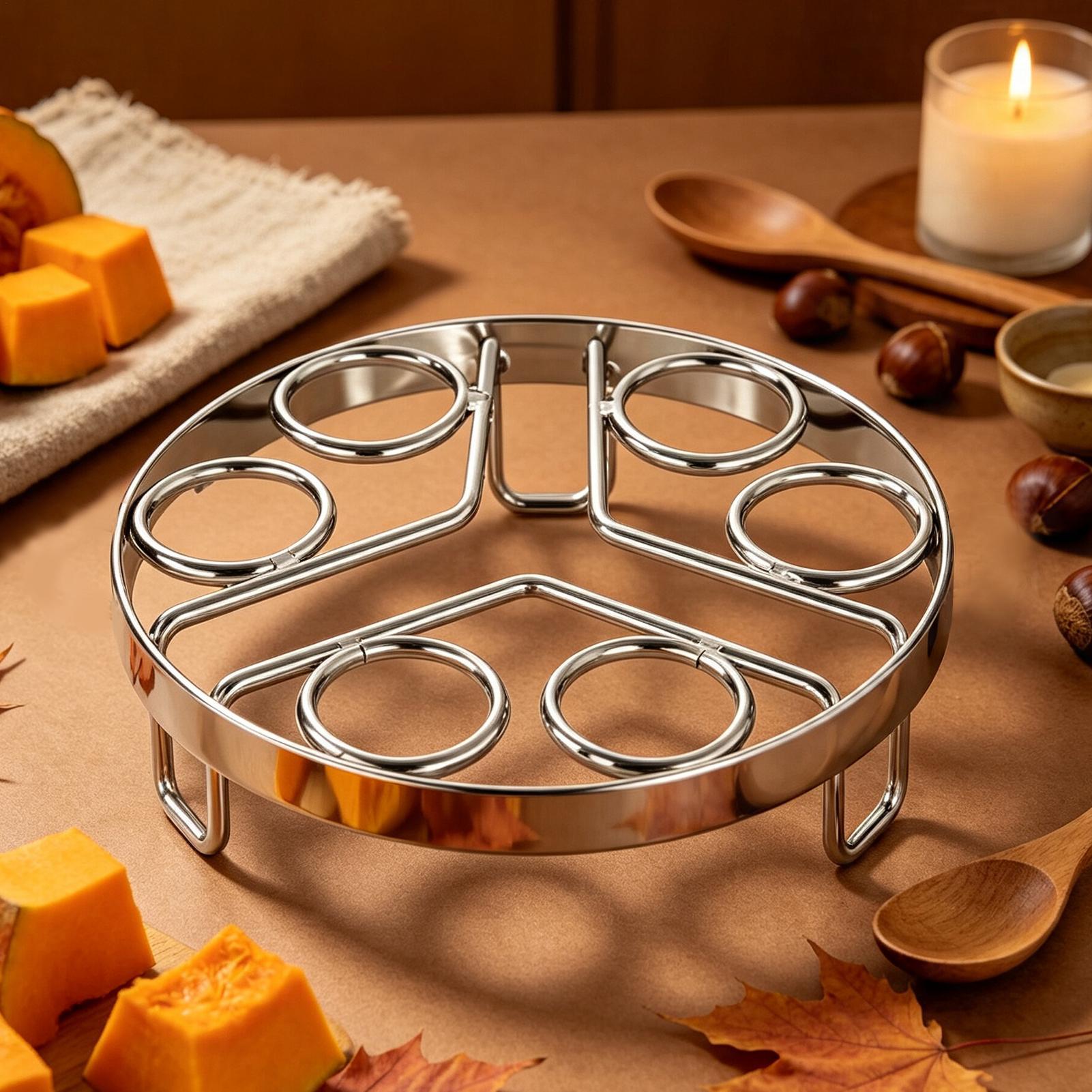 Soporte de acero inoxidable pa - Meal Prep Egg reseña y precio