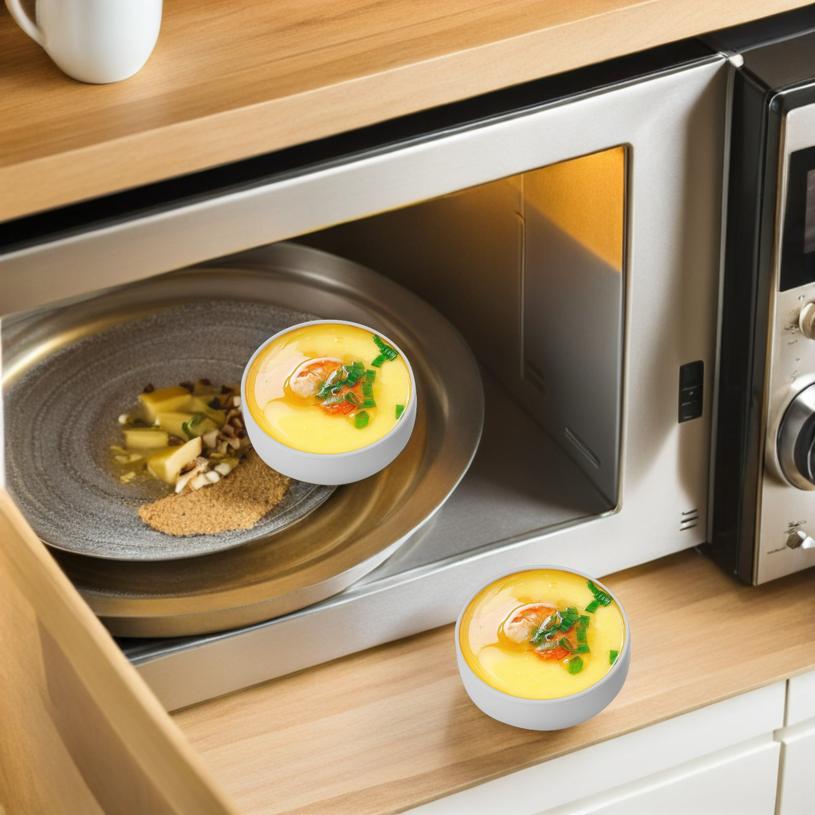 Juego de 3 Moldes de Silicona  - Meal Prep Egg reseña y precio