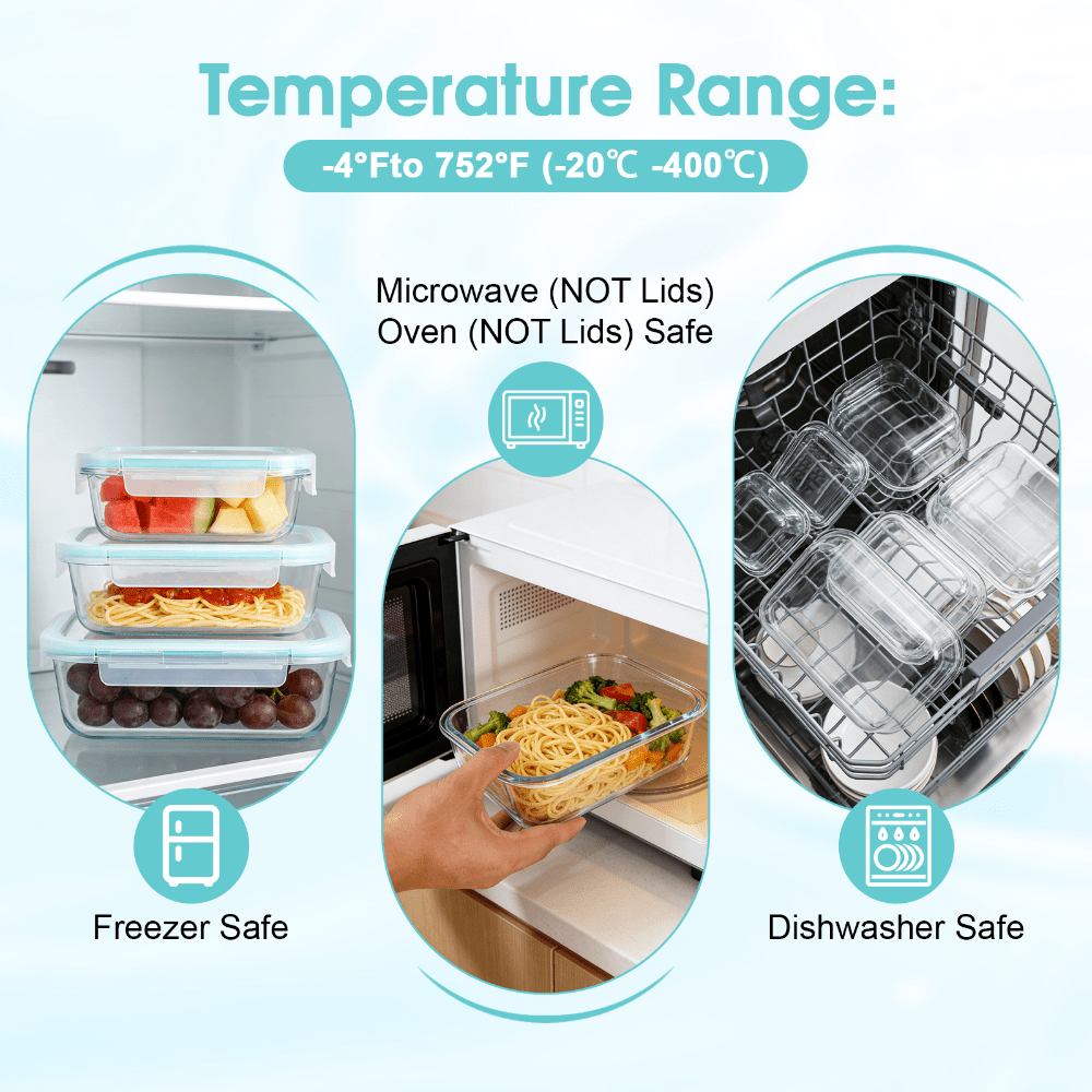 Recipientes de Vidrio para Alm - Meal Prep Kit reseña y precio