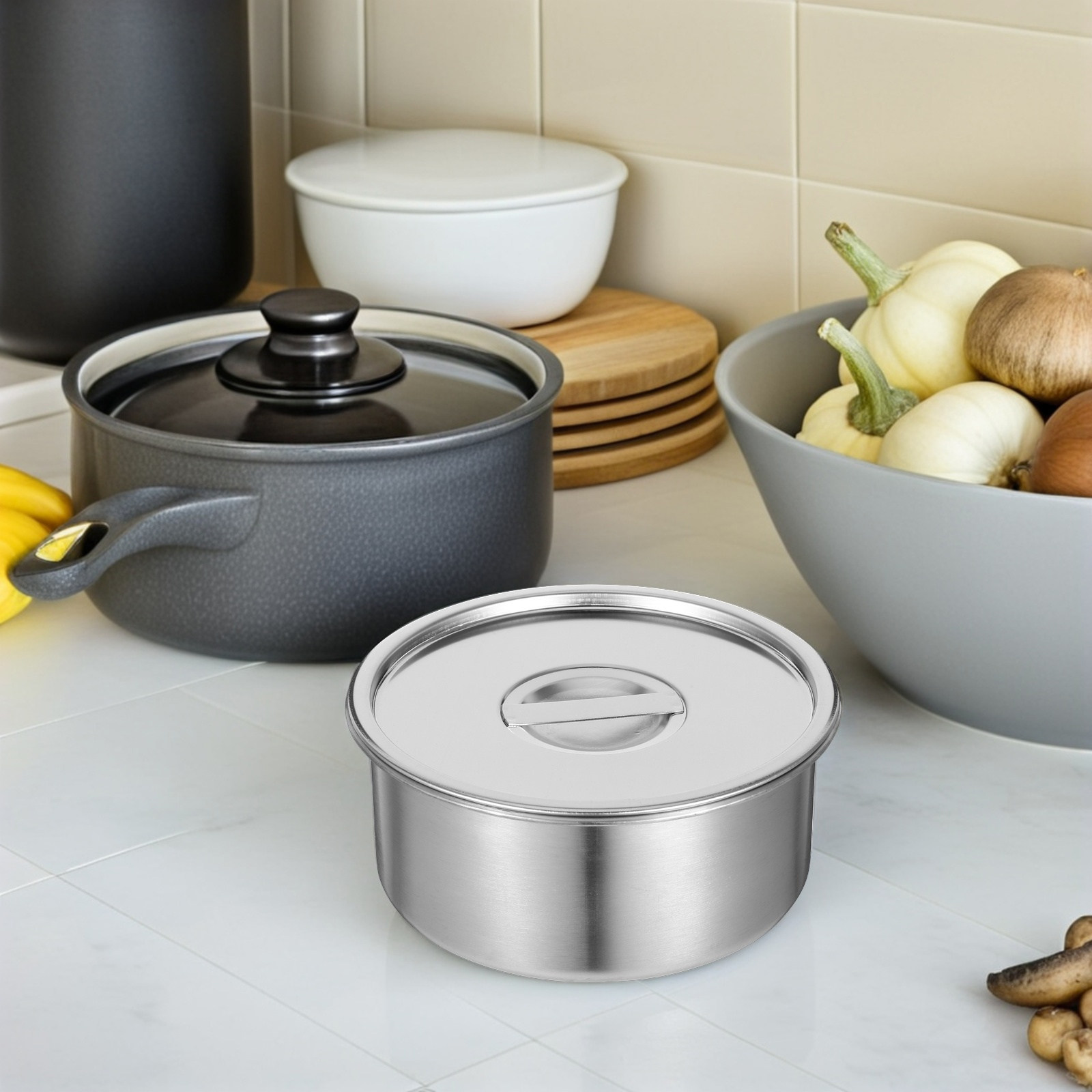 Tazón de Acero Inoxidable de 1 - Meal Prep Egg reseña y precio