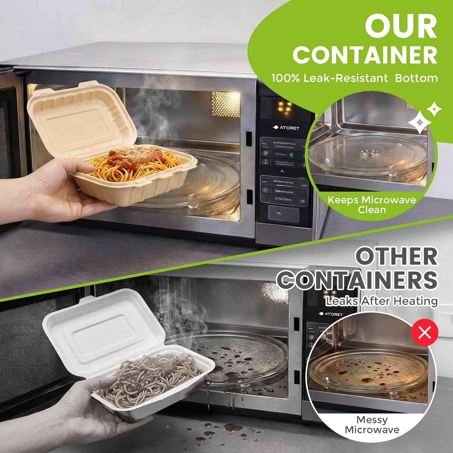 Paquete de 50 Contenedores Des - Meal Prep Rice reseña y precio