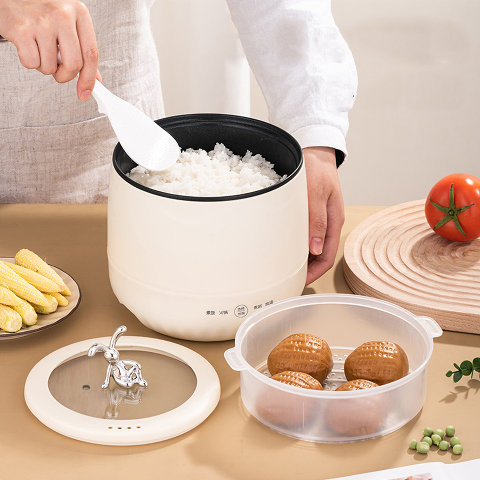 Mini olla arrocera eléctrica i - Meal Prep Rice reseña y precio