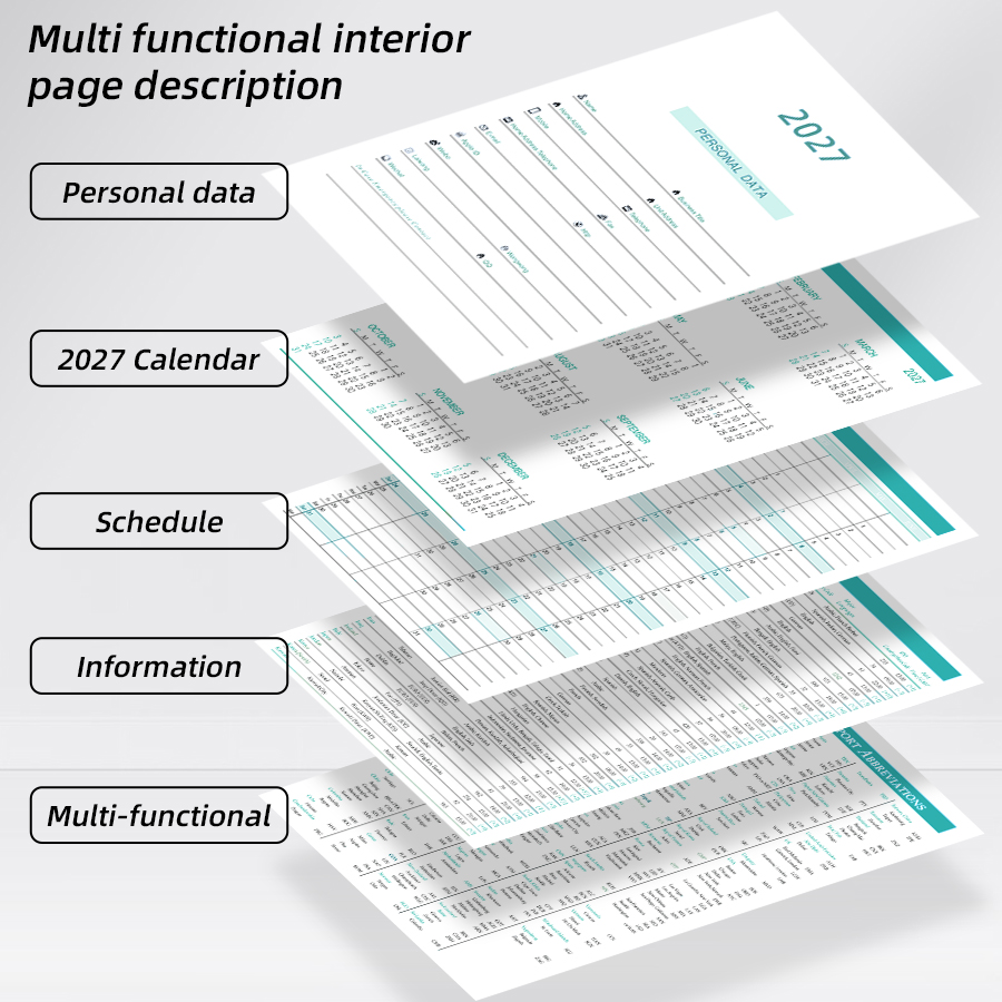 Agenda Diaria 2027, Cuaderno d - Meal Plan Notepad reseña y precio