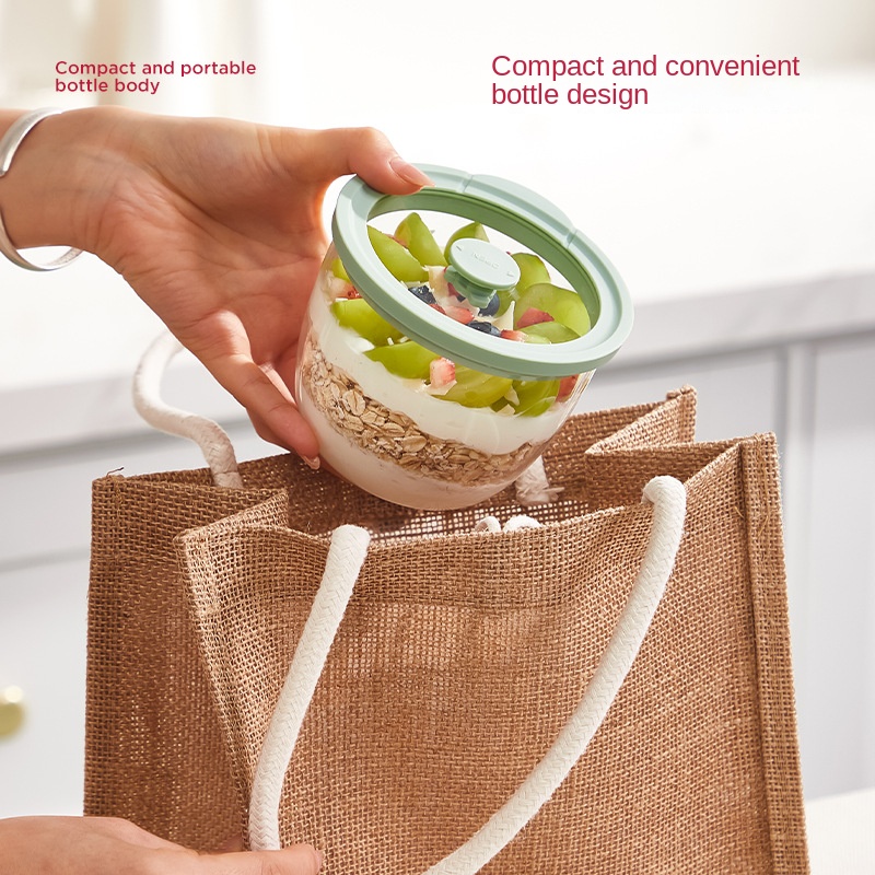 Recipiente de vidrio para aven - Meal Prep Yogurt Bowl reseña y precio