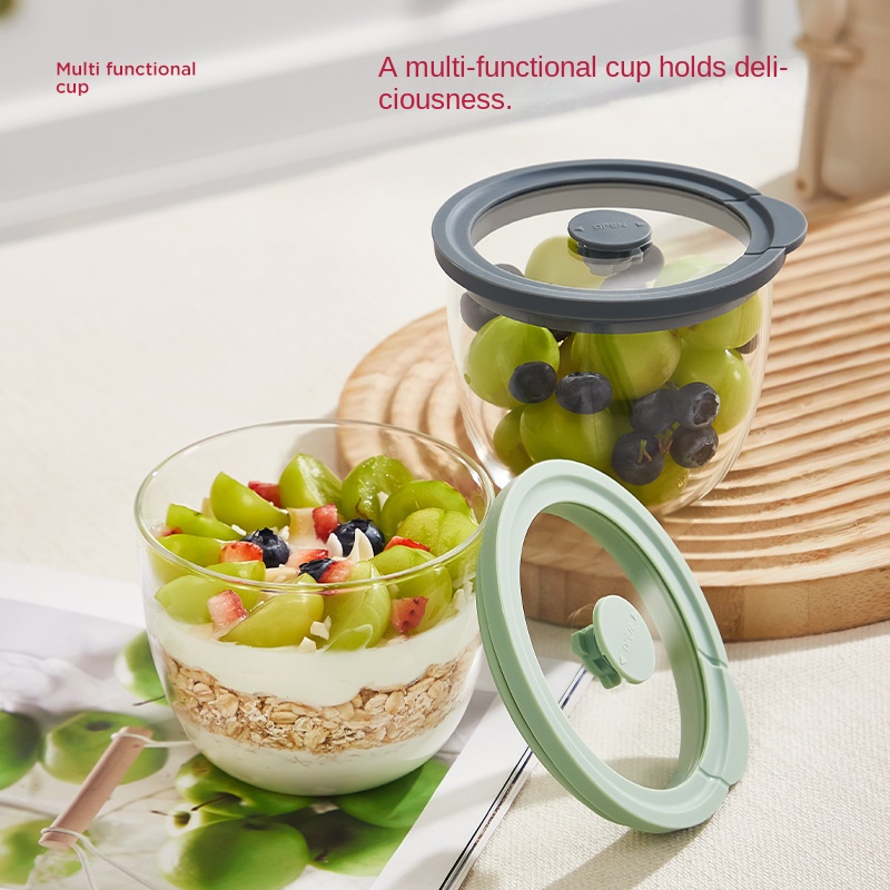 Recipiente de vidrio para aven - Meal Prep Yogurt Bowl reseña y precio
