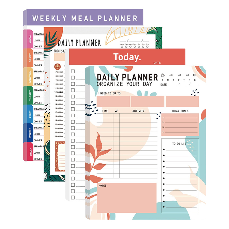 Bloc de notas planificador dia - Meal Plan Notepad reseña y precio