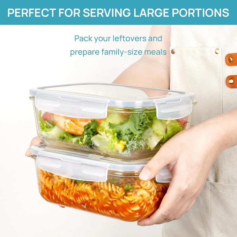 Juego de 18 recipientes de vid - Meal Prep Kit reseña y precio