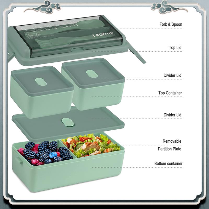 Kit de caja Bento duradera, fi - Meal Prep Kit reseña y precio