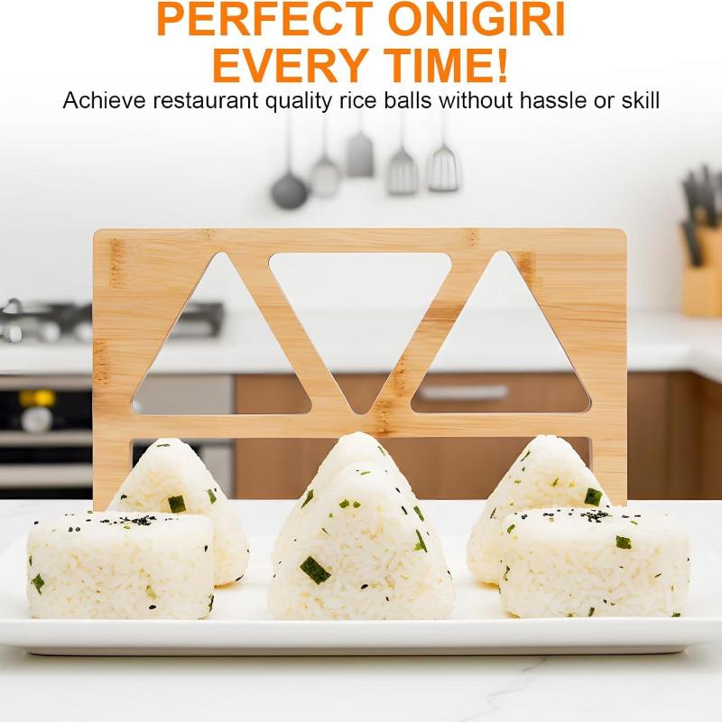 Molde de madera para Onigiri ( - Meal Prep Rice reseña y precio