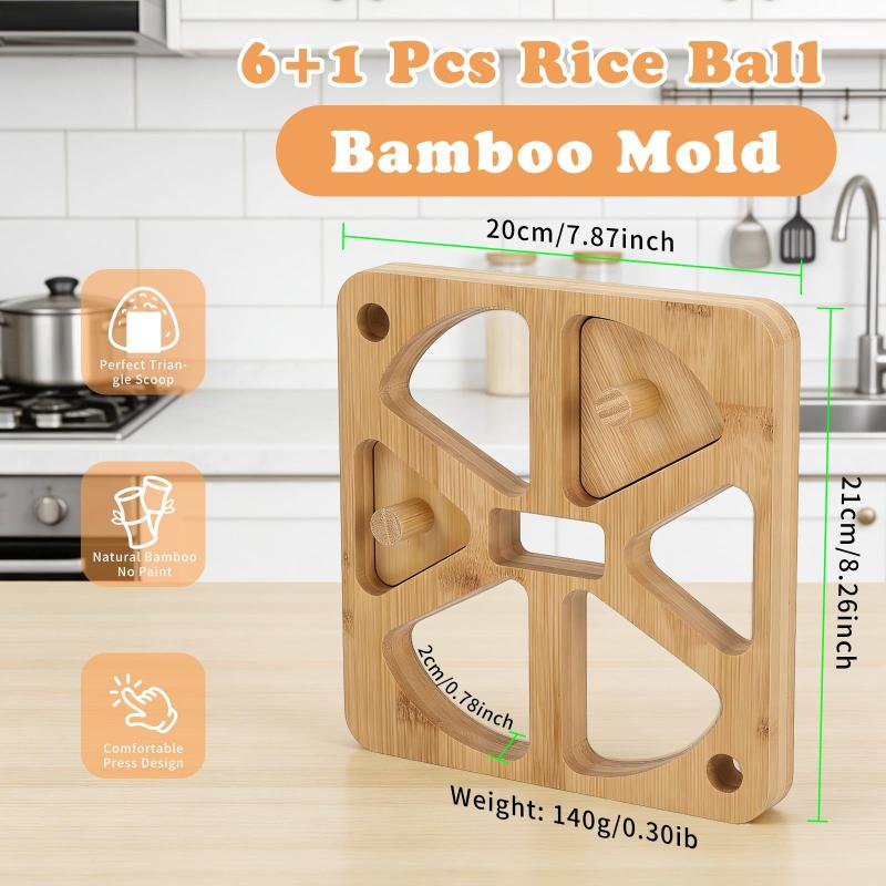 Molde de madera para Onigiri ( - Meal Prep Rice reseña y precio