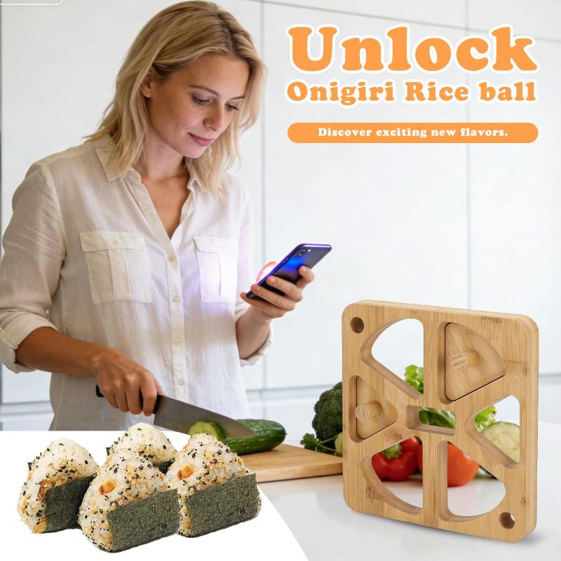 Molde de madera para Onigiri ( - Meal Prep Rice reseña y precio